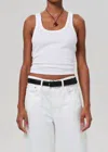 Citizen Of Humanity Faye Tank In White In Multi