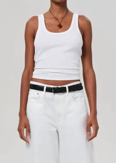 Citizen Of Humanity Faye Tank In White In Multi