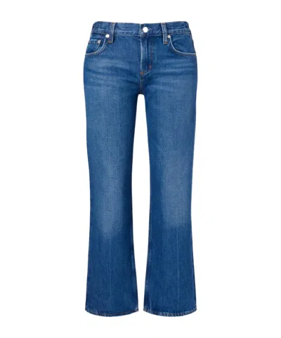 Citizen Of Humanity Faye Vintage Cropped Straight Jeans In Blue