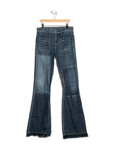 Pre-owned Citizen Of Humanity Flared Pants In Blue