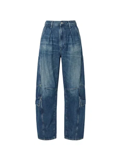 Citizen Of Humanity Flight Barrel-leg Jeans In Multi
