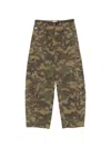Citizen Of Humanity Flight Printed Mid-rise Straight-leg Cotton-blend Twill Cargo Pants In Green