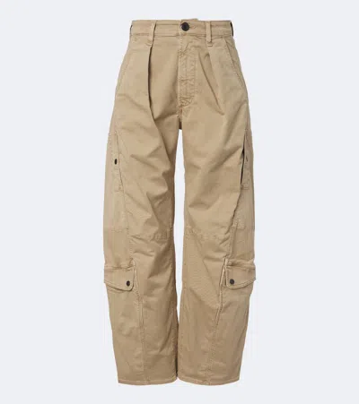 Citizen Of Humanity Flight Cotton-blend Cargo Pants In White