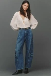 Citizen Of Humanity Flight High-rise Tapered Jeans In Blue