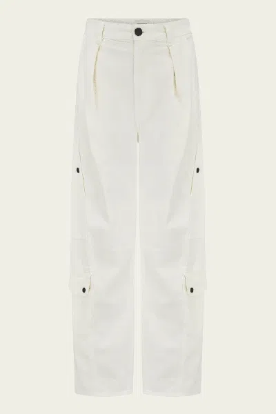 Citizen Of Humanity Flight Pleated Organic Cotton-blend Twill Barrel-leg Pants In Neutral