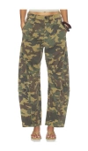 Citizen Of Humanity Flight Printed Mid-rise Straight-leg Cotton-blend Twill Cargo Pants In Multi