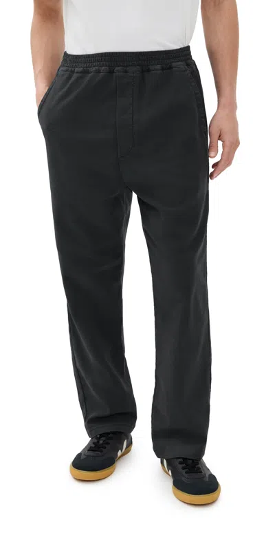 Citizen Of Humanity French Terry Pull On Pants Dark Charcoal In Gray