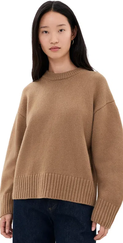 Citizen Of Humanity Freshman Crewneck Sweater Camel