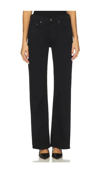 Citizen Of Humanity Genova Cashmere Low Rise Boot Jeans In Black
