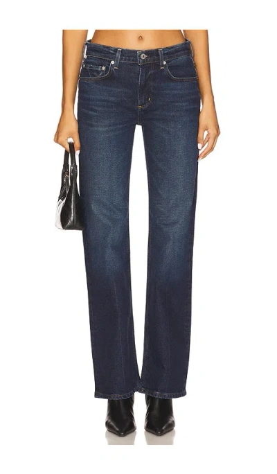 Citizen Of Humanity Genova Low Rise Boot Jeans In Blue