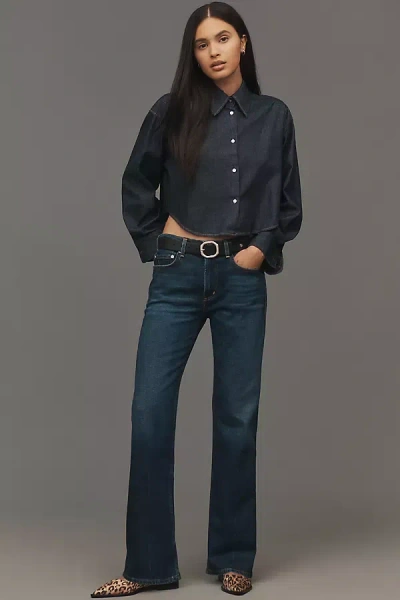 Citizen Of Humanity Genova Low-rise Bootcut Jeans In Blue