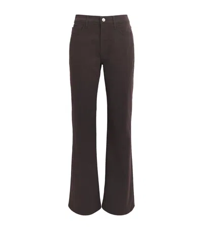 Citizen Of Humanity Genova Low-rise Bootcut Jeans In Brown