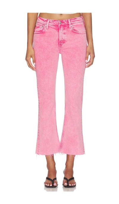 Citizen Of Humanity Goldie Kick Flare Ankle Jeans In Pink