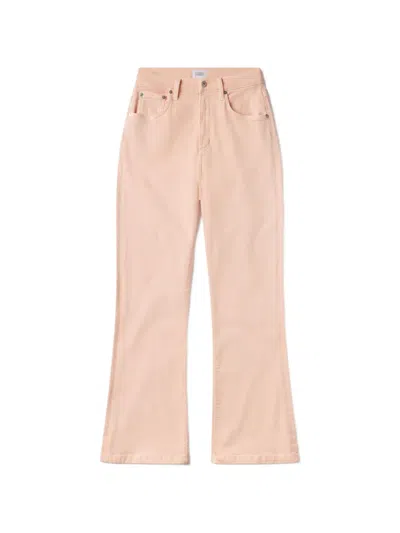 Citizen Of Humanity Goldie Kick Flare Jeans In Transparent