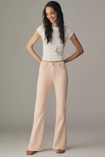 Citizen Of Humanity Goldie Mid-rise Kick Flare Jeans In Neutral