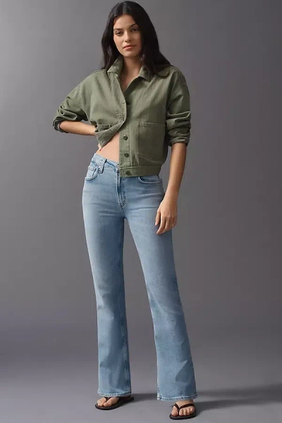 Citizen Of Humanity Goldie Mid-rise Kick-flare Jeans In Blue