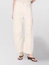 Citizen Of Humanity High Waist Wide Leg Jeans With Belt Loops In Neutral