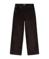 Citizen Of Humanity High-waisted Straight-leg Casual Pants In Black