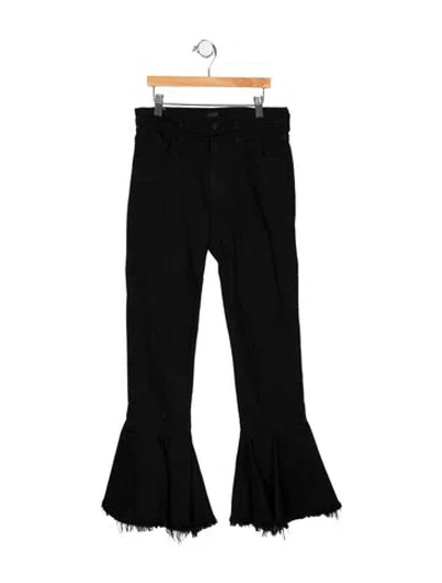 Pre-owned Citizen Of Humanity High-rise Flared Jeans In Black