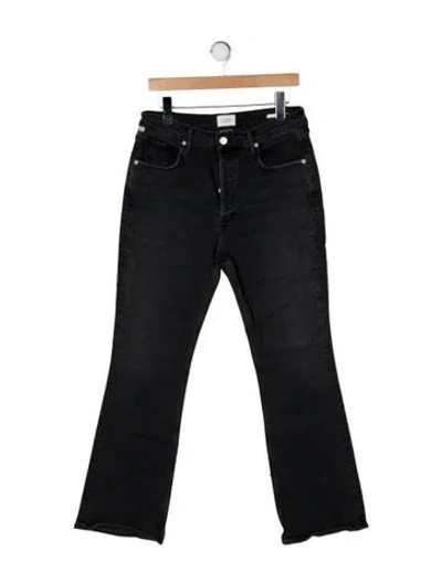 Pre-owned Citizen Of Humanity High-rise Flared Jeans In Black