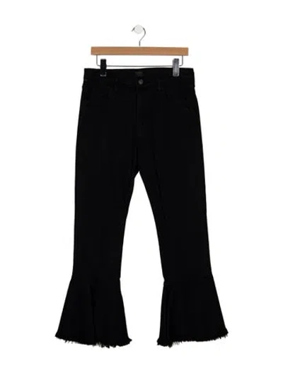 Pre-owned Citizen Of Humanity High-rise Flared Jeans In Black