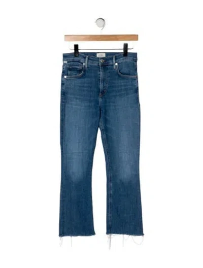 Pre-owned Citizen Of Humanity High-rise Flared Jeans In Blue