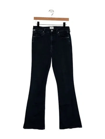 Pre-owned Citizen Of Humanity High-rise Flared Jeans In Blue