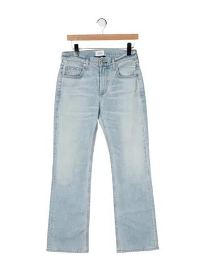 Pre-owned Citizen Of Humanity High-rise Flared Jeans In Blue