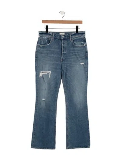 Pre-owned Citizen Of Humanity High-rise Flared Jeans In Blue