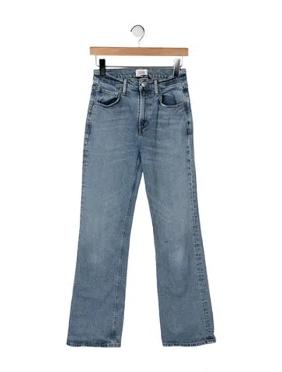 Pre-owned Citizen Of Humanity High-rise Flared Jeans In Blue