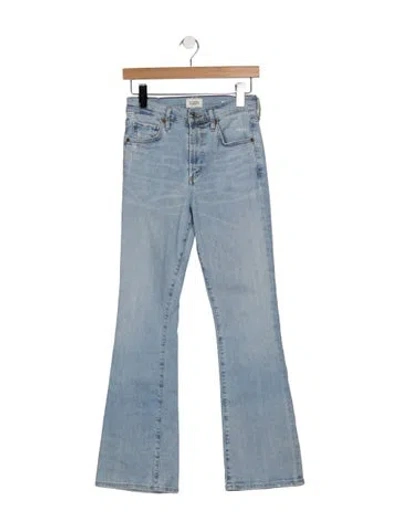 Pre-owned Citizen Of Humanity High-rise Flared Jeans In Blue
