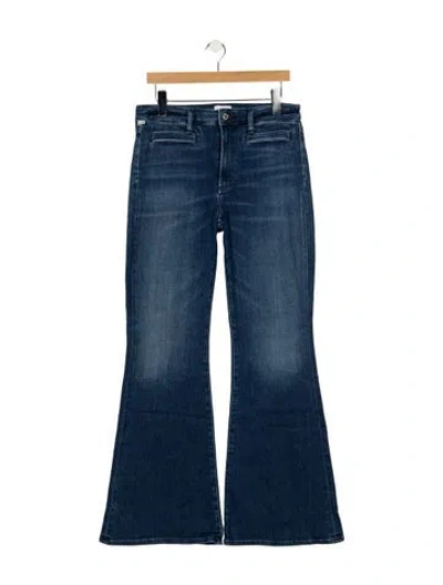 Pre-owned Citizen Of Humanity High-rise Flared Jeans In Blue