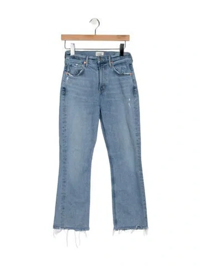 Pre-owned Citizen Of Humanity High-rise Flared Jeans In Blue