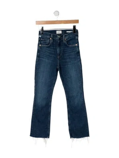 Pre-owned Citizen Of Humanity High-rise Flared Jeans In Blue