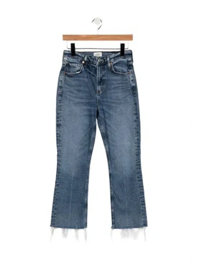 Pre-owned Citizen Of Humanity High-rise Flared Jeans In Blue