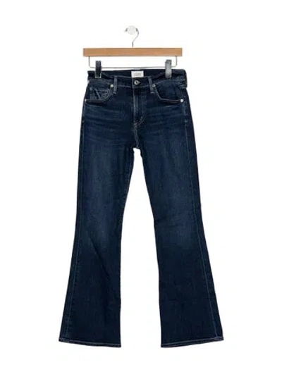 Pre-owned Citizen Of Humanity High-rise Flared Jeans In Gray