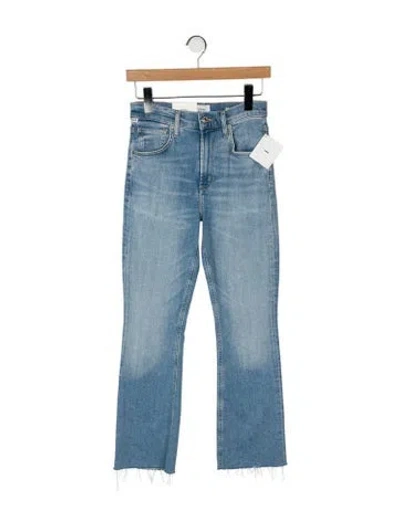 Pre-owned Citizen Of Humanity High-rise Flared Jeans W/ Tags In Blue