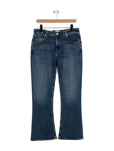 Pre-owned Citizen Of Humanity High-rise Flared Jeans W/ Tags In Blue