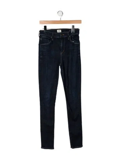 Pre-owned Citizen Of Humanity High-rise Skinny Leg Jeans In Multi