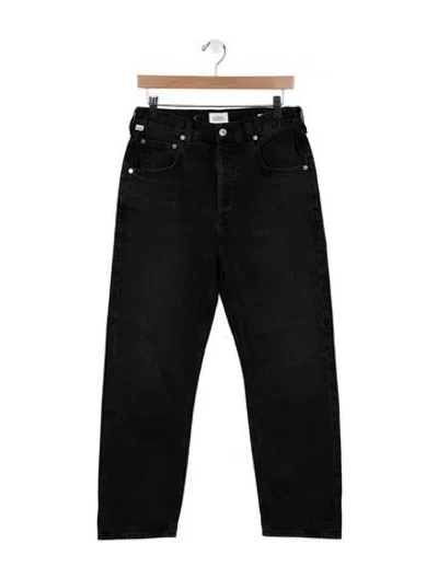 Pre-owned Citizen Of Humanity High-rise Straight Leg Jeans In Multi