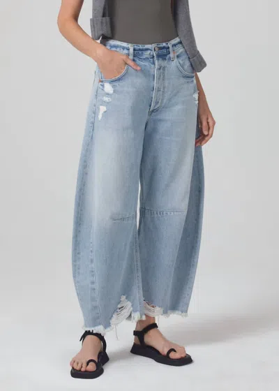 Citizen Of Humanity Horseshoe Jeans In Light Wash In Blue