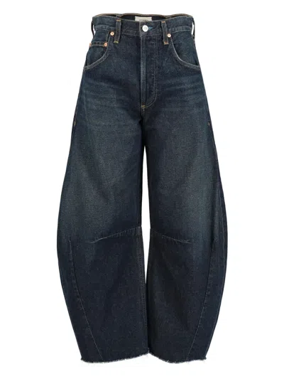 Pre-owned Citizen Of Humanity Horseshoe Logo-patch Jeans In Blue