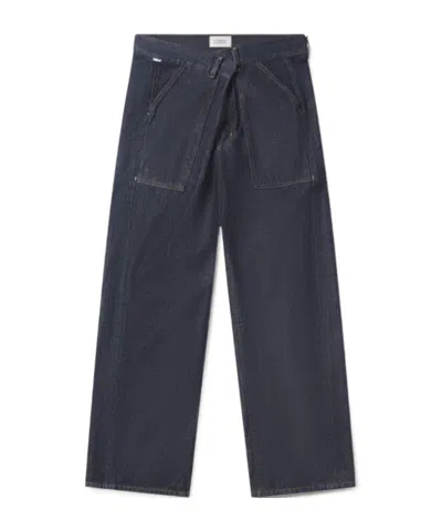 Citizen Of Humanity Ines Utility Trouser In Blue