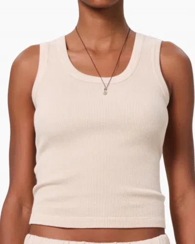 Citizen Of Humanity Inez Waffle Tank In Shrimp In Neutral