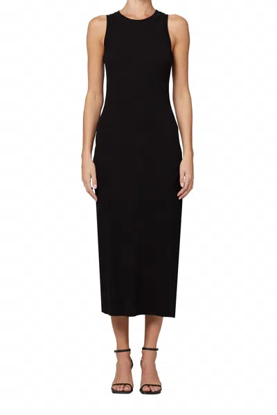 Citizen Of Humanity Isabel Rib Tank Dress In Black