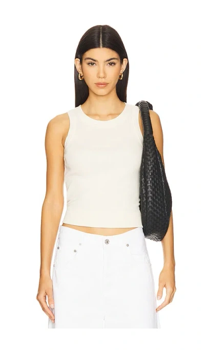 Citizen Of Humanity Isabel Rib Tank Top In White