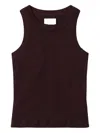 Citizen Of Humanity Isabel Rib Tank In Chocolate In Brown