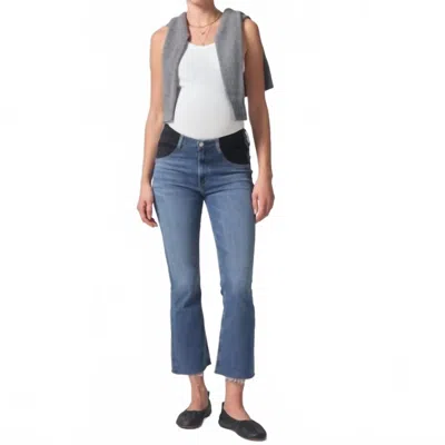 Citizen Of Humanity Isola Cropped Boot Jean In Lawless In Multi