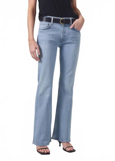 Citizen Of Humanity Isola Flare Jean In Coastline In Blue