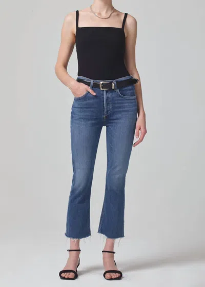 Citizen Of Humanity Isola Mid Rise Boot Jean In Lawless In Blue